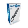 ToyJoy Buttocks The Screw Metallic Silicone Plug