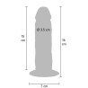 Silicone Foreskin Dong 15 cm