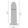 ToyJoy Get Real Silicone Foreskin Dong 19 cm