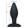 Black Velvets Large Plug