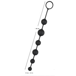 Black Velvets Anal Beads