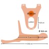 Silicone Strap-on +5cm medium