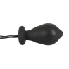 Inflatable vibrating butt plug