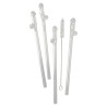 Glass Drinking Straw Willy x 4