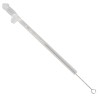 Glass Drinking Straw Willy x 4