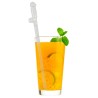 Glass Drinking Straw Willy x 4