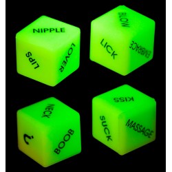 Dice "Glow-in-the-dark" Engl.