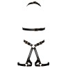 Bad Kitty Harness S/M rose