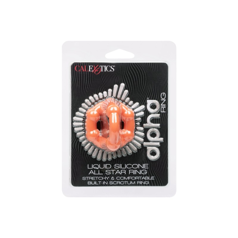 CalExotics Alpha Liquid Silicone All Star Ring