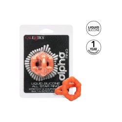 CalExotics Alpha Liquid Silicone All Star Ring