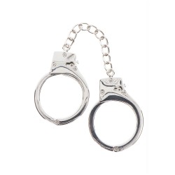 Taboom Bondage Essentials Silver Plated BDSM Handcuffs