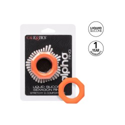 CalExotics Alpha Liquid Silicone Sexagon Ring
