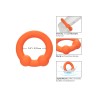 CalExotics Alpha Liquid Silicone Dual Ball Ring