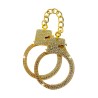 Taboom Bondage in Luxury Diamond Wrist Cuffs Gold