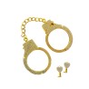 Taboom Bondage in Luxury Diamond Wrist Cuffs Gold