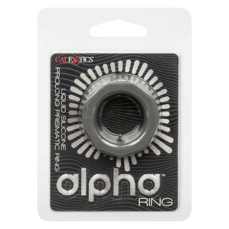 CalExotics Alpha Liquid Silicone Prolong Prismatic Ring