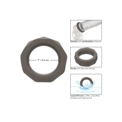 CalExotics Alpha Liquid Silicone Prolong Prismatic Ring