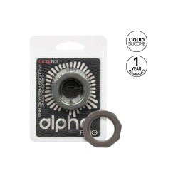 CalExotics Alpha Liquid Silicone Prolong Prismatic Ring