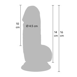 Realistic Dildo PVC 14 cm