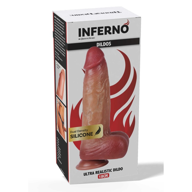 Ultra Realistic Dildo Silicone 18 cm