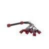 Genuine Leather Roses Whip