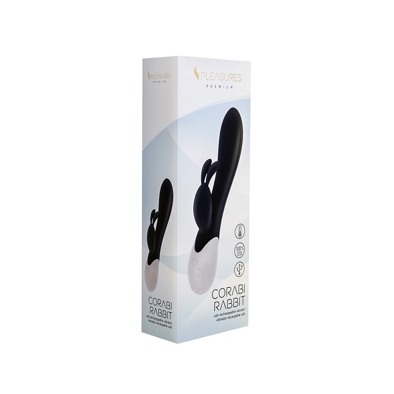Corabi Rabbit Vibrator Black