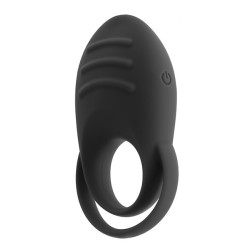 DUAL COCK RING - BLACK