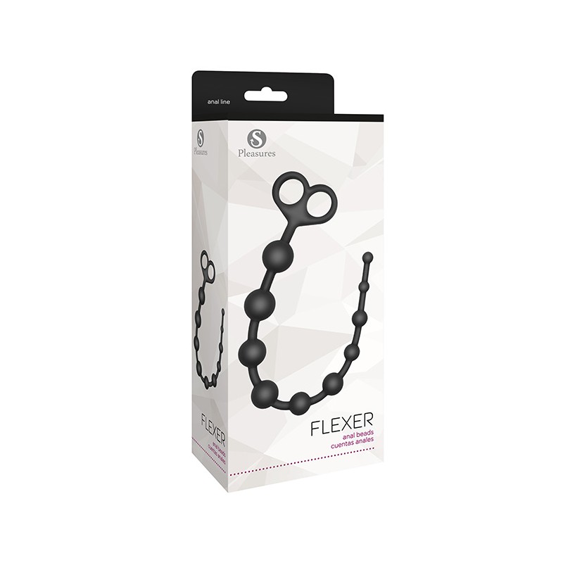 Flexer Anal Beads Black