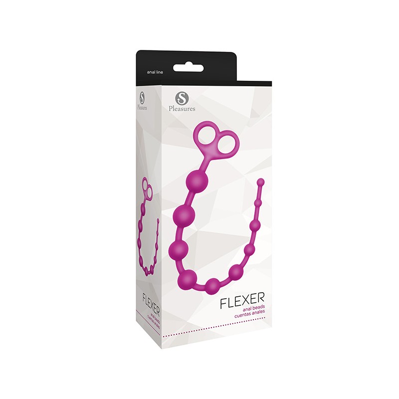 Flexer Anal Beads Plum