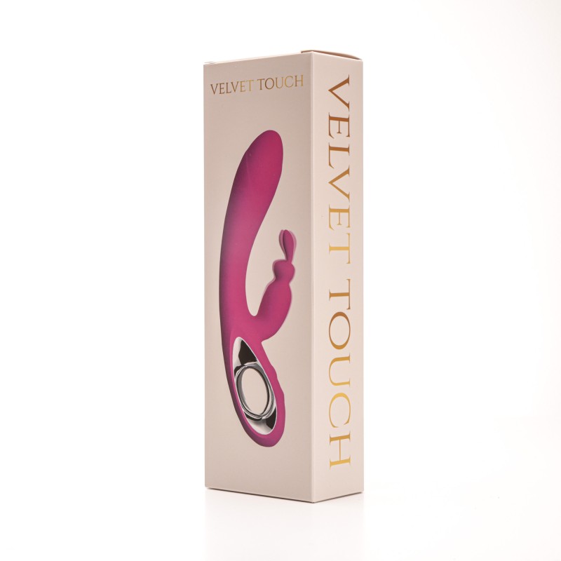 Velvet Touch wibrator silikonowy typ króliczek ładowany usb różowy
