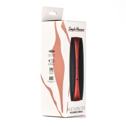 Simple Pleasure masturbator dwustonny końce wagina usta czarny