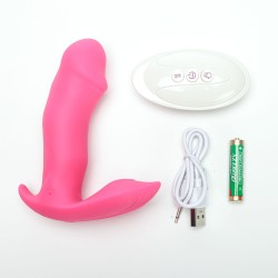 Velvet Touch stymulator łechtaczki sterowany bezprzewodowo ładowany usb różowy
