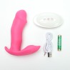 Velvet Touch stymulator łechtaczki sterowany bezprzewodowo ładowany usb różowy