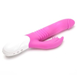 Velvet Touch wibrator silikonowy typ króliczek ładowany usb fioletowy