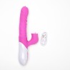 Velvet Touch wibrator silikonowy typ króliczek ładowany usb fioletowy
