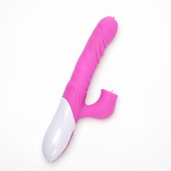 Velvet Touch wibrator silikonowy typ króliczek ładowany usb fioletowy