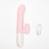 Velvet Touch wibrator silikonowy typ króliczek ładowany usb różowy