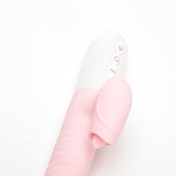 Velvet Touch wibrator silikonowy typ króliczek ładowany usb różowy