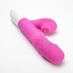 Velvet Touch wibrator silikonowy typ króliczek ładowany usb fioletowy
