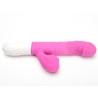 Velvet Touch wibrator silikonowy typ króliczek ładowany usb fioletowy