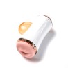 Velvet Touch masturbator z wibracją dwustronny wagina anus  cyberskóra ładowany usb biały