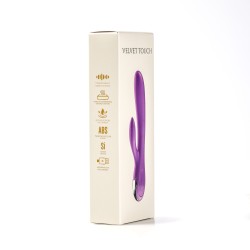 Velvet Touch wibrator silikonowy typ króliczek ładowany usb różowy