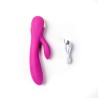 Velvet Touch wibrator silikonowy typ króliczek ładowany usb różowy