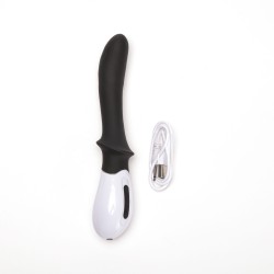 Velvet Touch wibrator silikonowy stymulacja punktu g ładowany usb czarny