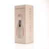 Velvet Touch masturbator z wibracją ssaniem cyberskóra ładowany usb biały