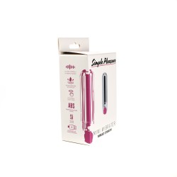 Simple Pleasure wibrator mini typ bullet ładowany usb srebrny