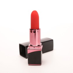 Velvet Touch wibrator mini w kształcie szminki ładowany usb czarny