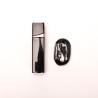 Velvet Touch wibrator mini w kształcie szminki ładowany usb czarny
