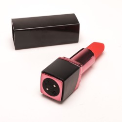 Velvet Touch wibrator mini w kształcie szminki ładowany usb czarny