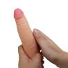 Party Up dildo cyberskóra kolor cielisty 21 cm Steven